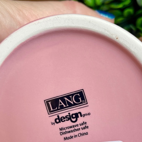 Halloween Pink Ghost HAndpainted Ceramic Coffee mug with Stars & Moons NWT - Picture 5 of 5